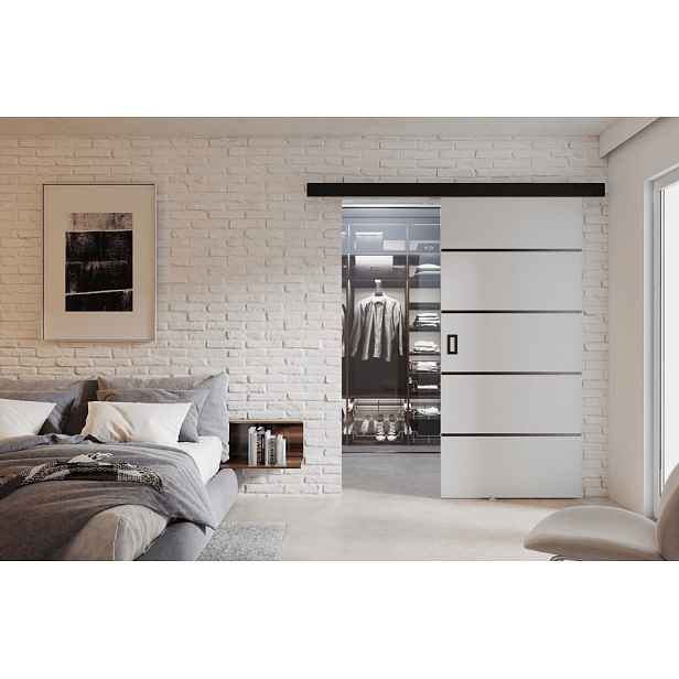 KIER Posuvné dveře WERDI PLUS | 90 cm Barva: Bílá