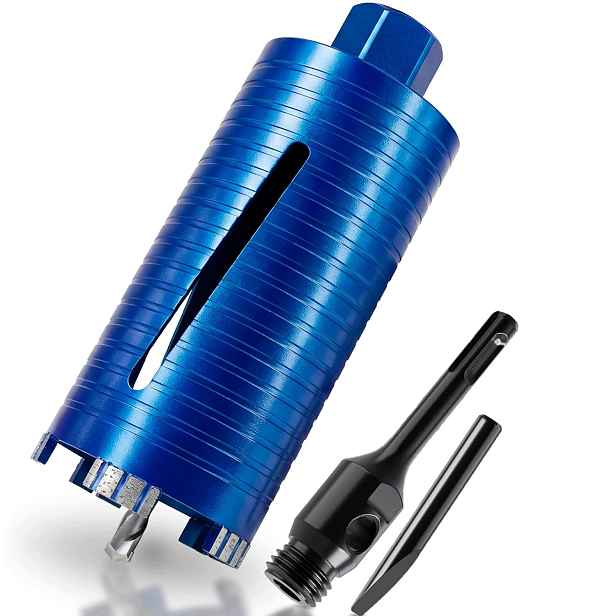 Korunkový Vrták s diamantovou korunkou 82x200 mm Sds plus pod plechovku, sada vrták S&r
