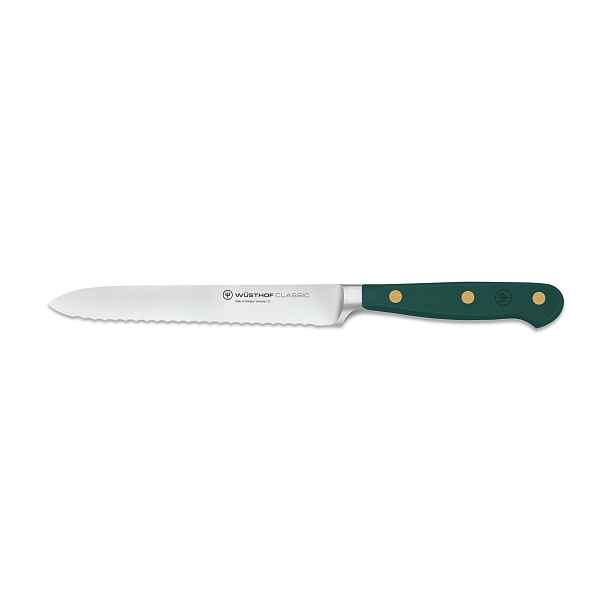 Nůž na uzeniny Wüsthof Classic Colour 14 cm Fresh Rosemary
