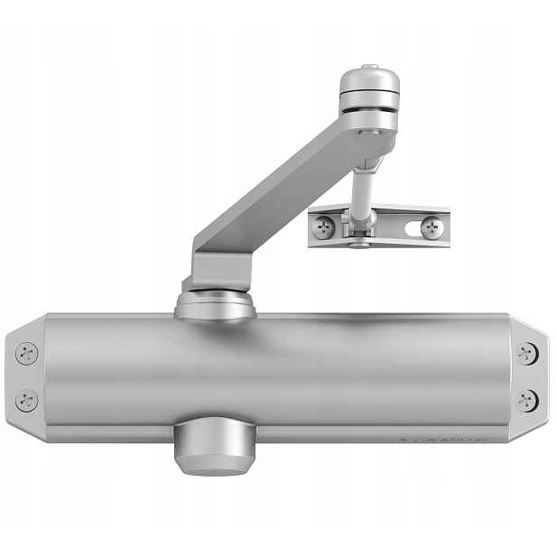 Samozavírač Assa Abloy DC120 s ramenem stříbrný