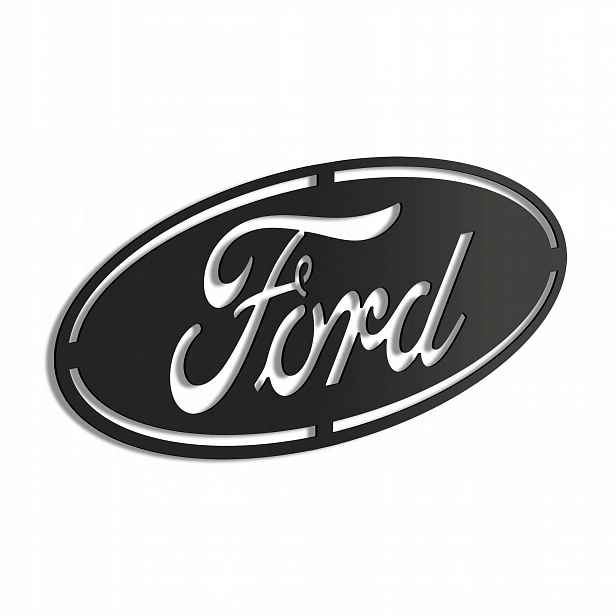 Dřevěný 3D obraz Logo Ford Nástěnná Dekorace Dárek