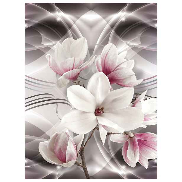 Fototapeta Magnolie květy růží bílá vinylová 184x254 lepidlo