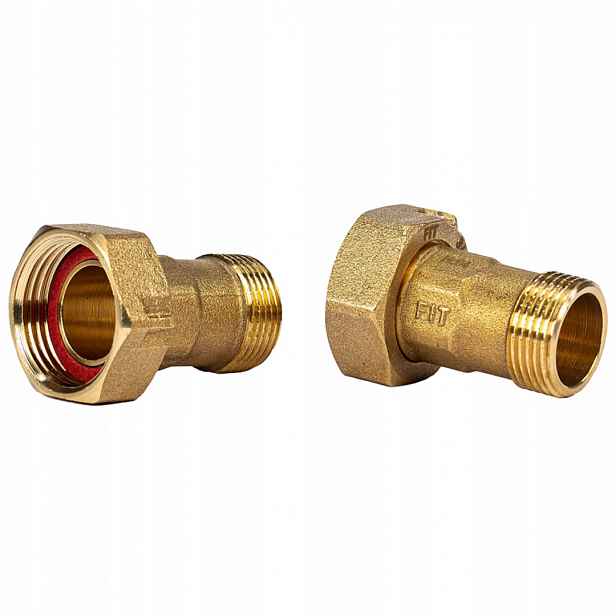 Komplet półśrubunków do wodomierza, ciepłomierza Gz 1 1/4'' Gw 1 1/2''