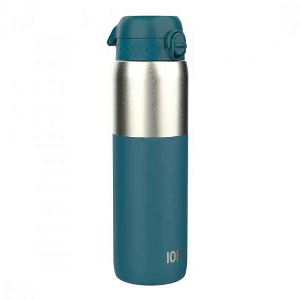 Láhev na vodu, nerezová ocel, 920 ml, Deep Teal - Ion8