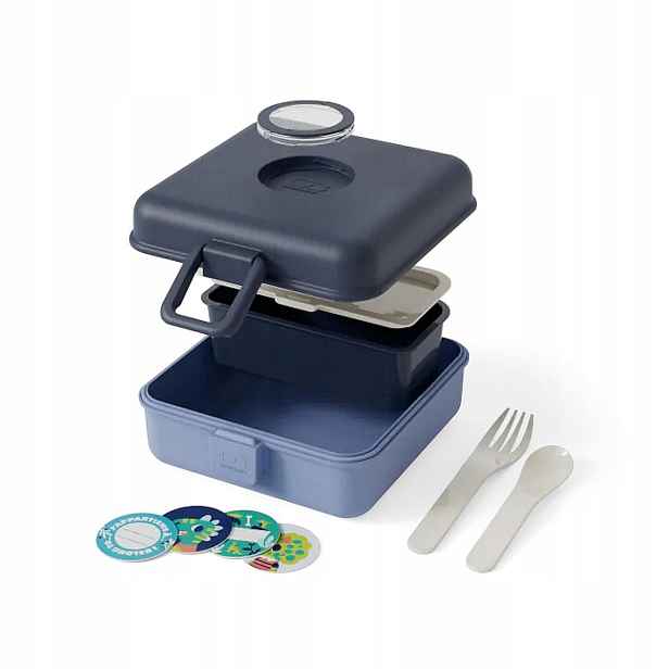 Lunchbox Monbento nádoba na svačinu Snacky 850ML 16x14x7 Blue Infinity