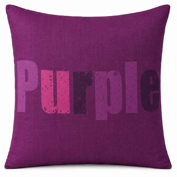 Povlak na polštář COLORS purpurová MyBestHome 45x45 cm