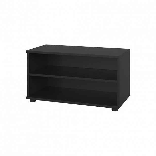 Vicco SKŘÍŇKA DO OBÝVACÍHO POKOJE Berno Černá 70.8 x 38.9 cm se 2 přihrádkami