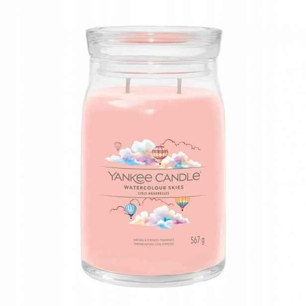 Yankee Candle Signature Large Jar Watercolour Skies Velká sójová svíčka 567 g
