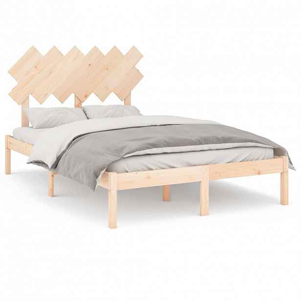 vidaXL Rám postele 120 x 190 cm Small Double masivní dřevo