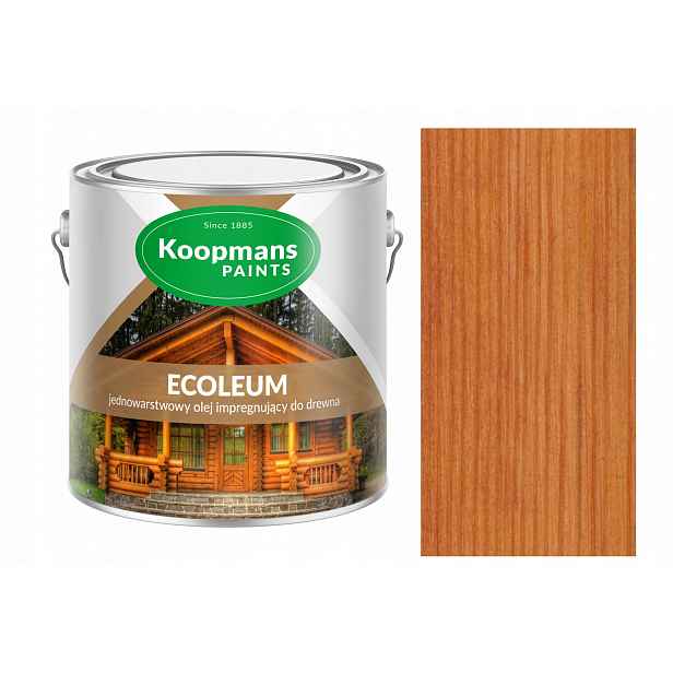Koopmans Ecoleum Impregnační Olej Na Dřevo 2,5 L 213 Kaštan