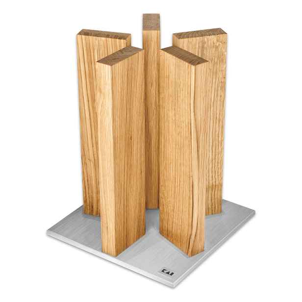 Magnetický blok na 10 nožů Stonehenge Kai dub/nerez