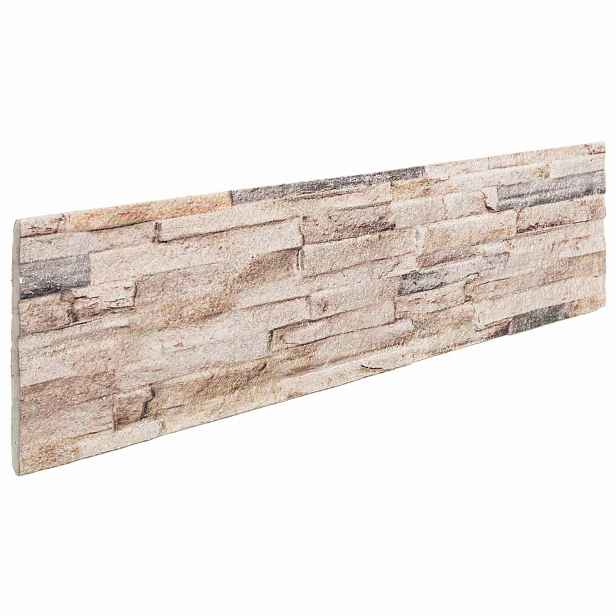 vidaXL Nástěnné panely 10 ks 100 x 25 cm Bílá a červená EPS pěna