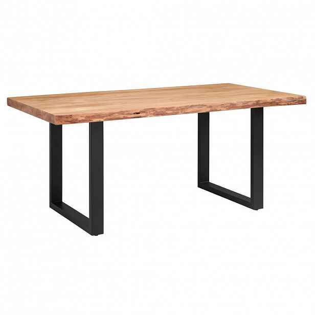 P & B JÍDELNÍ STŮL, akácie, černá, barvy akácie, 180/90/76 cm
