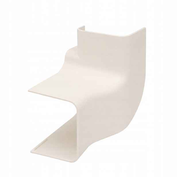 Artiplastic Koleno levé vertikální přechod Pvc koryta 80x60 mm