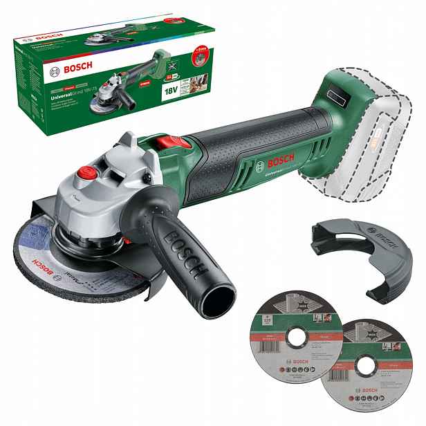Bosch Úhlová Bruska 18V-75 125mm Universal Grind zelená Bosch All 18V