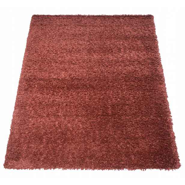 Koberec Shaggy Červený Do Obývacího Pokoje Ložnice Měkký Plyšový Koberec 80X150