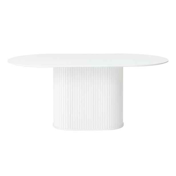 Kulatý jídelní stůl 95x180 cm Nola – Unique Furniture