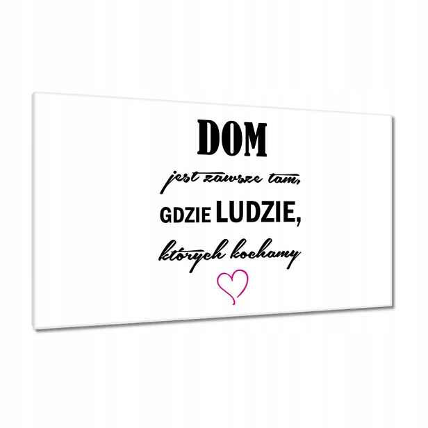 Obrazy 120x70 Dům je tam, kde jsou lidé