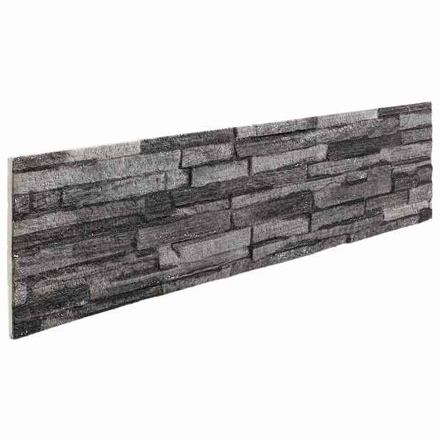 vidaXL Nástěnné panely 10 ks 100 x 25 cm Antracit EPS pěna