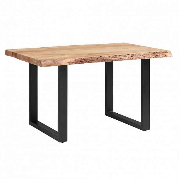 P & B JÍDELNÍ STŮL, akácie, černá, barvy akácie, 140/90/76 cm