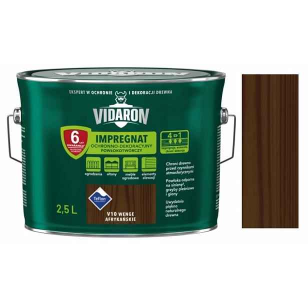 Vidaron Impregnát Na Dřevo 2,5 L Wenge Africký V10