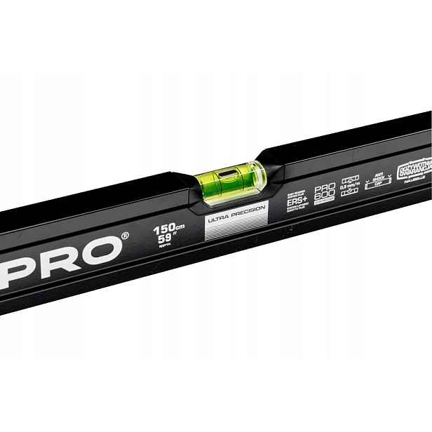 Vodováha Ultra Precision libella (0,3 mm/m) Pro 150 cm (1,5 m) Černá Pro600