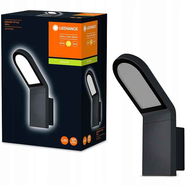 Zahradní venkovní nástěnné Led svítidlo 12W 3000K IP44 Ledvance
