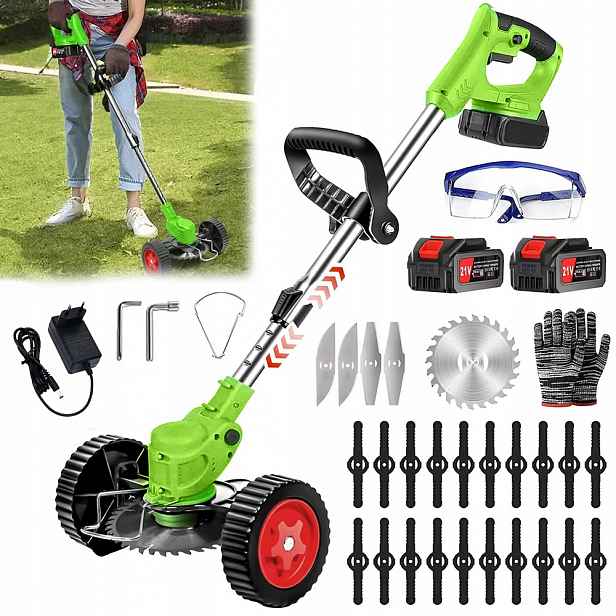 21 V Elektrický Bezdrátový Vyžínač Na Trávy