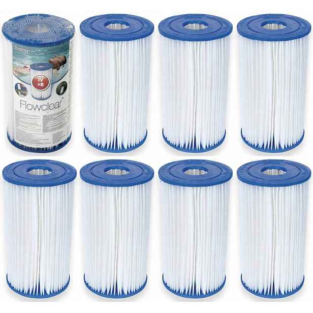 8 X Filtr Bestway IV Intex B Filtrační vložka filtračního čerpadla bazénu 58095