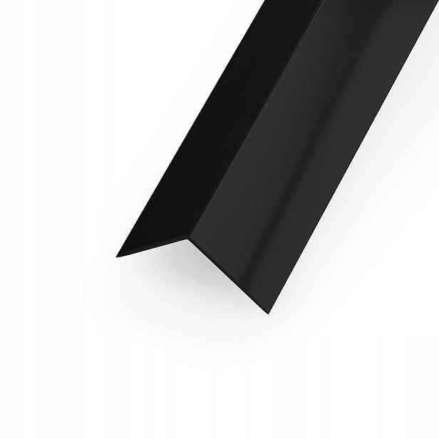 Úhelník Pvc Černý 10x10 mm 1 m – Ochranný rohový kryt 30 ks