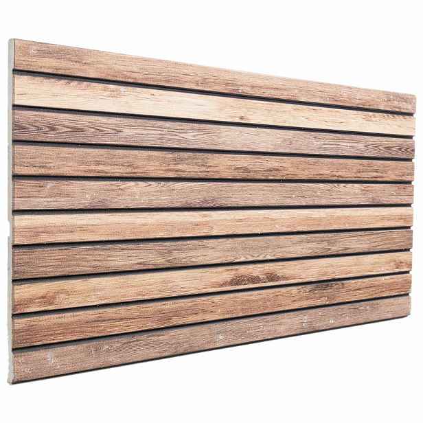 vidaXL Nástěnné panely 5 ks 100 x 50 cm Světle hnědá EPS pěna