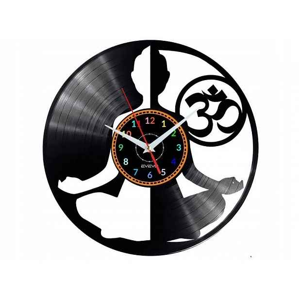Joga Dárek Originální dekorace do domu Hodiny z vinylové desky