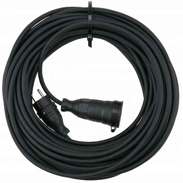 Prodlužovací Kabel Gumový Stavební Jednoduchý 10 M Odolný 3X1,5 MM 16A Guma IP44