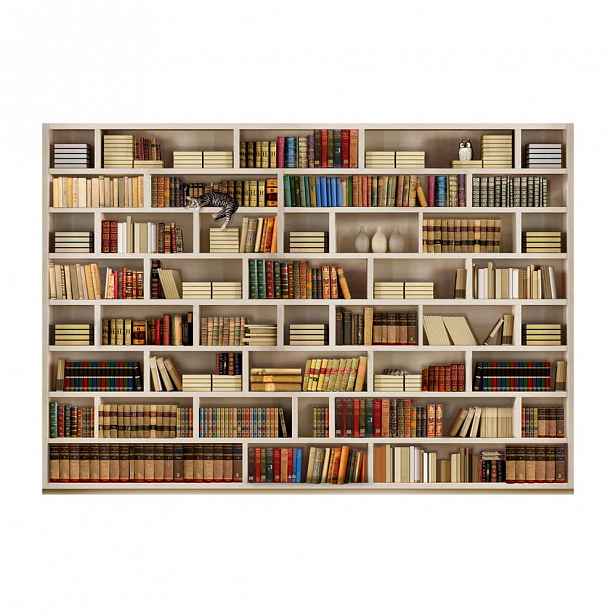 Velkoformátová tapeta Artgeist Home Library, 200 x 140 cm