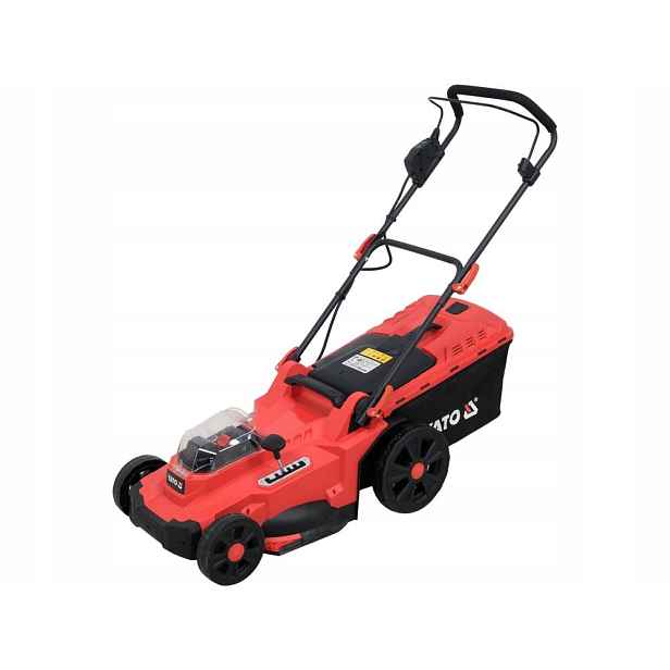 Akumulátorová Sekačka Yato 36V 2X18V Bezkartáčová 43 CM 50 L Mulčování