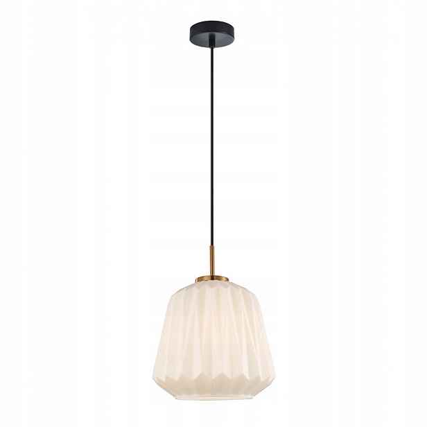 Antita PND-3645-1-BRO-W Moderní závěsná lampa s bílým skleněným stínítkem