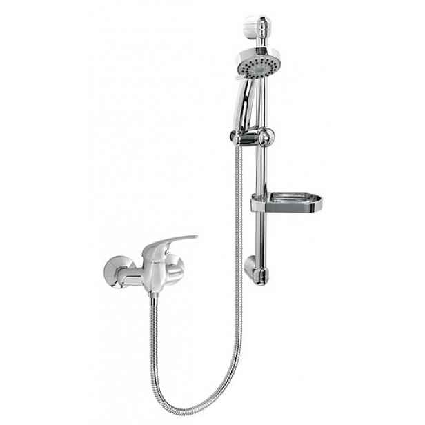 Sprchová baterie Novaservis Titania Iris se sprchovým setem 100 mm chrom 92064KIT,0