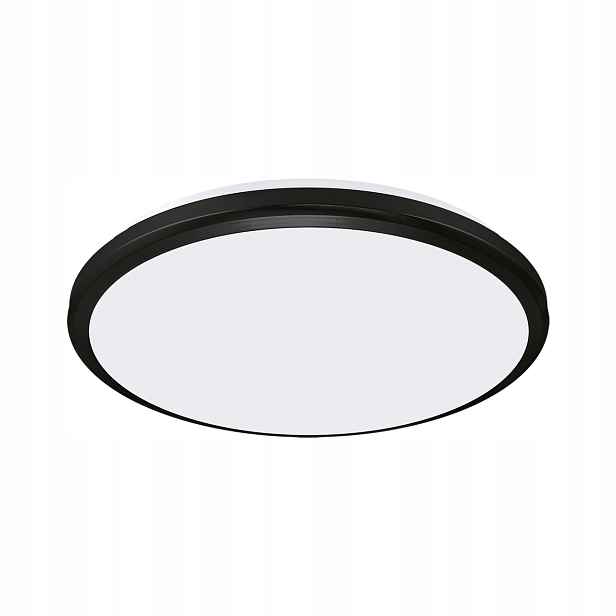 Stropní Svítidlo Led venkovní Struhm Planar černý IP54 Ø31cm 24W 2640lm