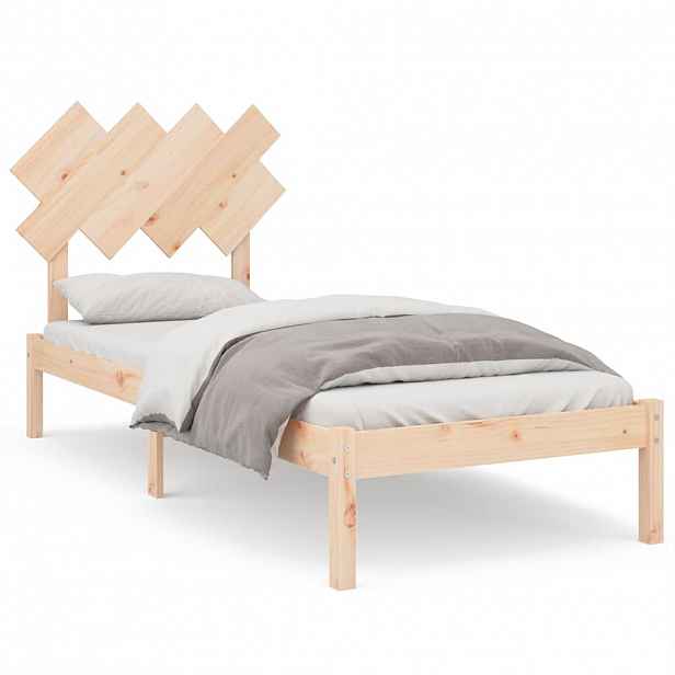 vidaXL Rám postele 90 x 200 cm masivní dřevo