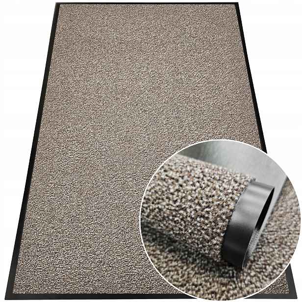 Vstupní Rohožka Pod Dveře 100x150 Elegantní Měkká Podgumovaná Podložka