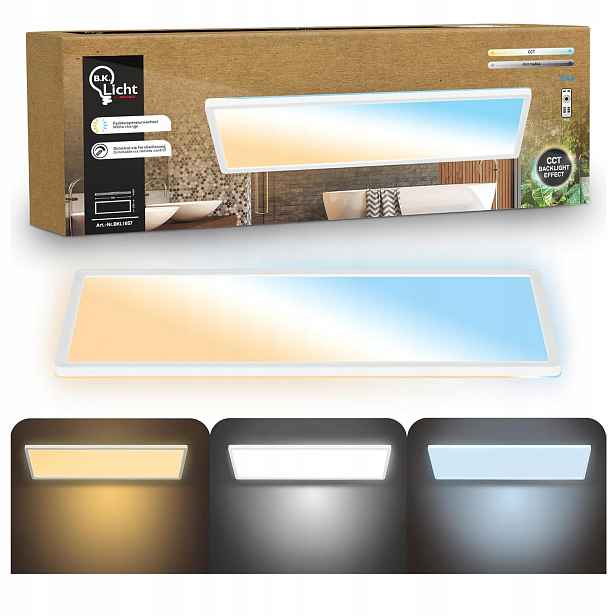 Led panel stropní svítidlo stropní svítidlo s dálkovým ovládáním 22W 3000lm IP44 Cct koupelnová