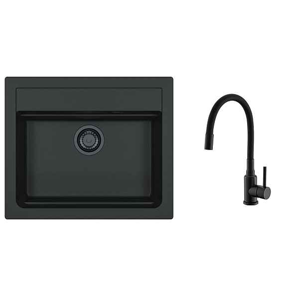 SET ALVEUS ATROX 30 ČERNÝ A90 BLACK EDITION + BATERIE MINTAS 91/MATT