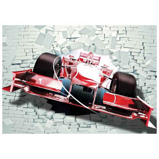 Fototapeta Formule 1 Rychlost adrenalin dynamika 250x175 3D bílá lepidlo