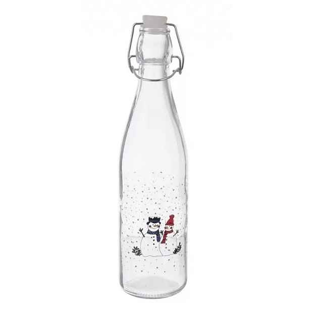 láhev 0,52l SNĚHULÁK patent.uz., sklo