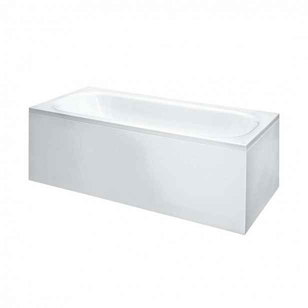 Laufen Solutions - Vana s konstrukcí a L-panelem pravým, 170x75 cm, bílá H2235360000001