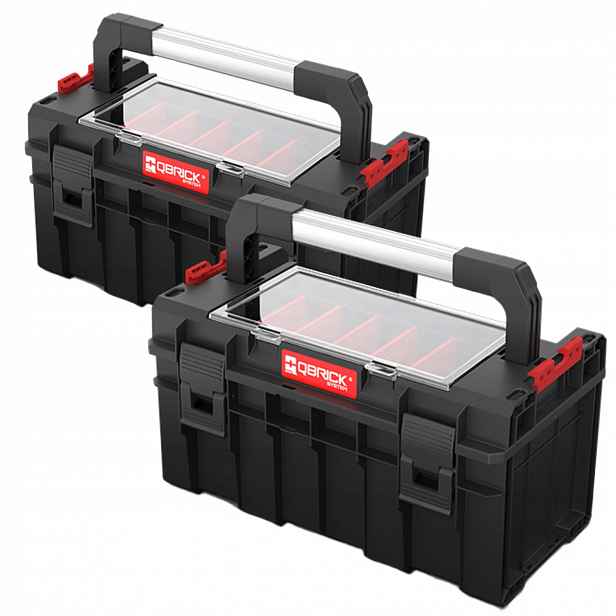 Qbrick System Pro 500 Expert s organizérem a víkem, box na nářadí x2