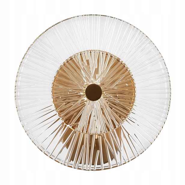 Zlatá nástěnná lampa se skleněným glamour stínítkem 28 cm Maytoni