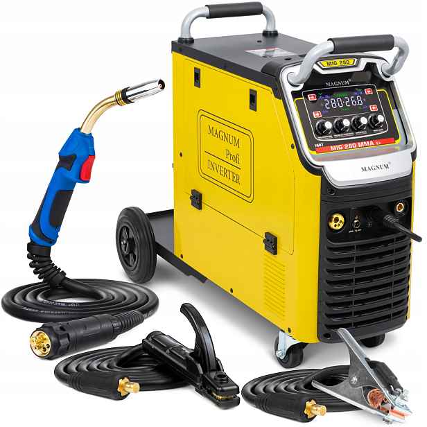 Poloautomatický Svařovací Stroj Migomat Mig Mag Mma Magnum 300A 400V Igbt