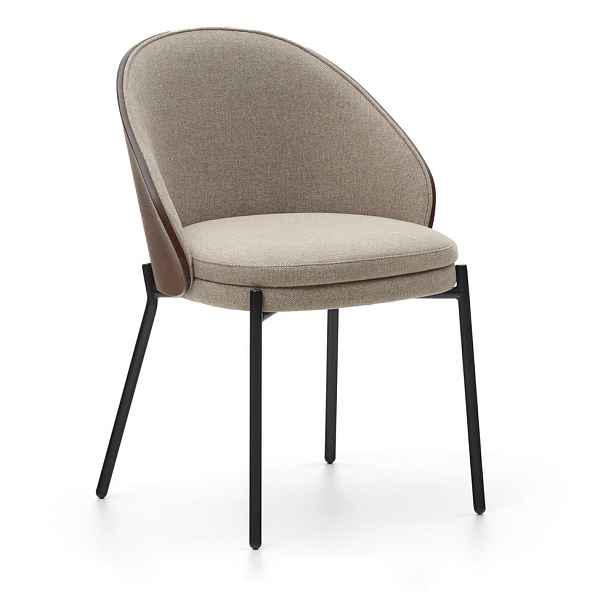 Béžové čalouněné jídelní křeslo Eamy – Kave Home