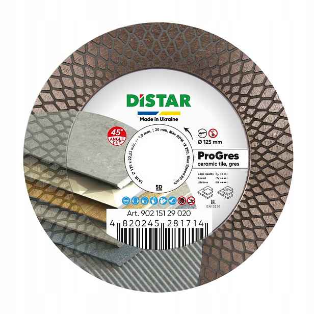 Diamantový Kotouč Pro Gres 125*1,9*8/20*22,23